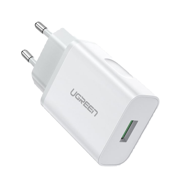شارژر دیواری ۱۸ وات فست شارژ با پورت USB-A یوگرین مدل CD122
