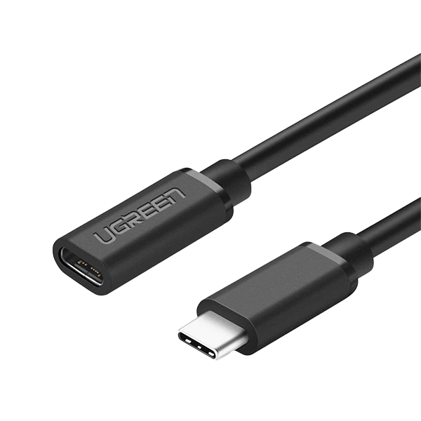 کابل افزایش طول USB-C یوگرین مدل ED008 کد 40574 طول 50 سانتی‌ متر
