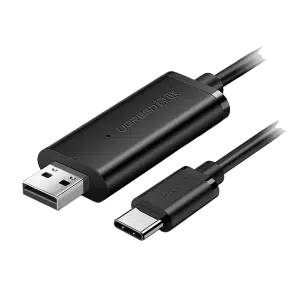 کابل(Data Link) USB-A Male به USB-C 2.0 Male یوگرین مدل US318 کد 70420
