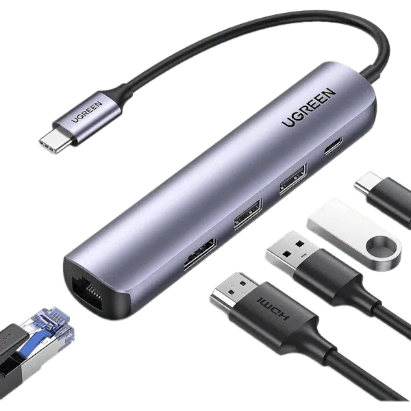 هاب 5 پورت USB-C یوگرین مدل CM418 کد 10919