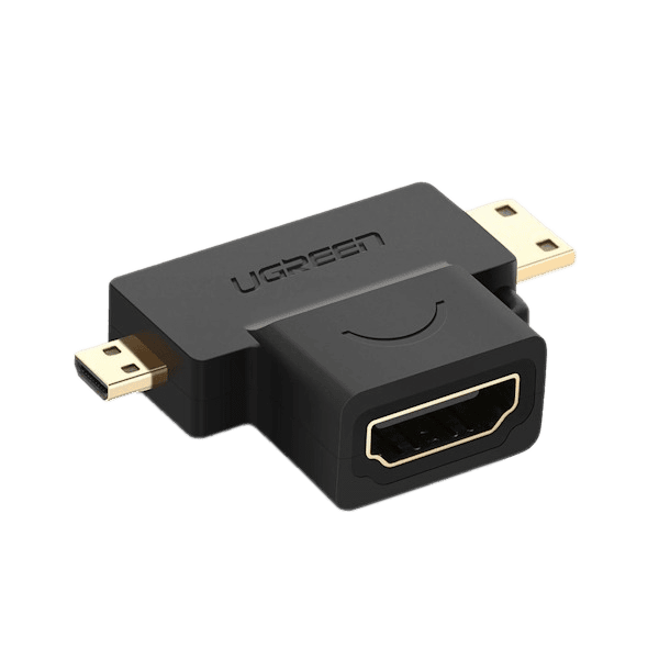 تبدیل Micro HDMI و Mini HDMI به HDMI یوگرین مدل HD129