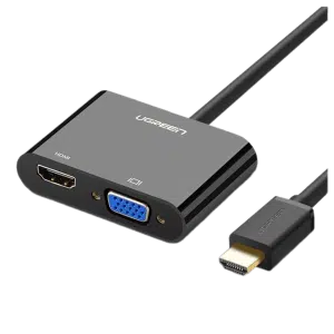 تبدیل Micro HDMI به HDMI و VGA یوگرین مدل CM101 کد 40744
