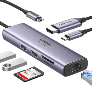 هاب 7 پورت USB-C یوگرین مدل CM512