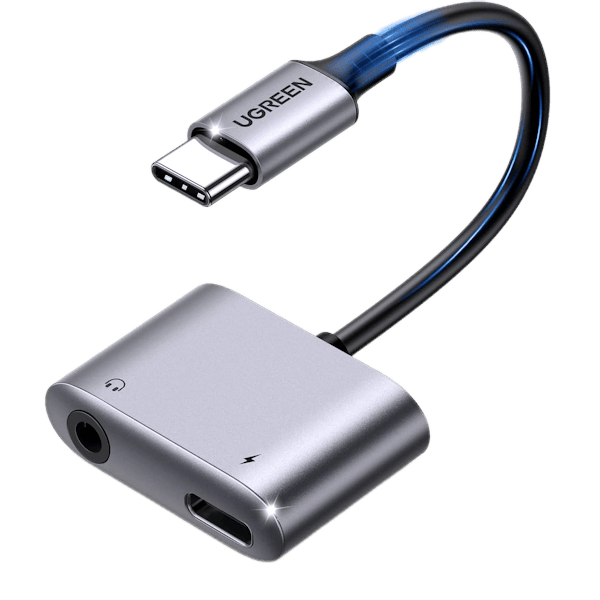 تبدیل USB-C به جک 3.5 میلی‌متری و USB-C یوگرین مدل CM231 کد 60164