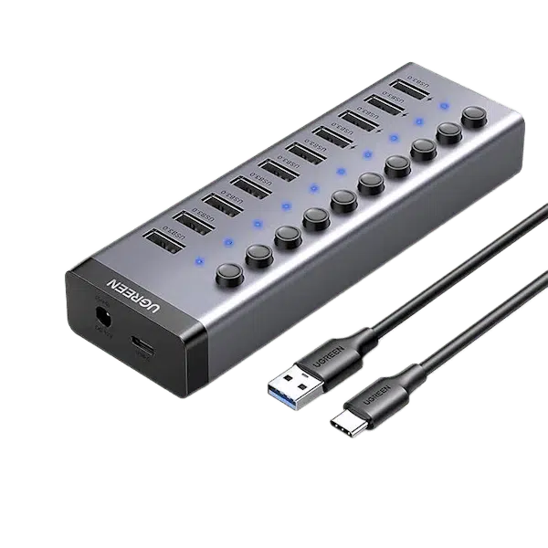 هاب 10 پورت USB 3.0 یوگرین مدل CM482 کد 90379