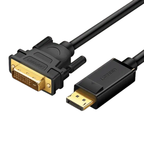 کابل تبدیل DisplayPort به DVI(24+1) یوگرین مدل DP103