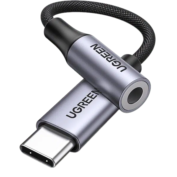 تبدیل USB-C به جک 3.5 میلی‌متری یوگرین مدل AV161 کد 80154