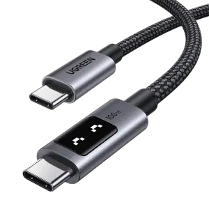 کابل شارژ و دیتا 5 آمپر USB-C 2.0 Male یوگرین به USB-C 2.0 Male مدل 35501