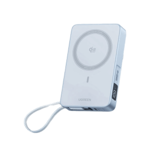 پاور بانک بی سیم مغناطیسی 10000 میلی آمپر ساعت MagFlow یوگرین با استاندارد Qi2.2 مدل PB773 کد 65958