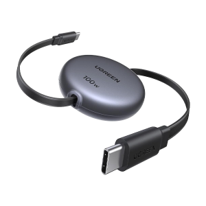 کابل جمع شونده(retractable) 100 وات USB-C یوگرین مدل L531 کد 65905
