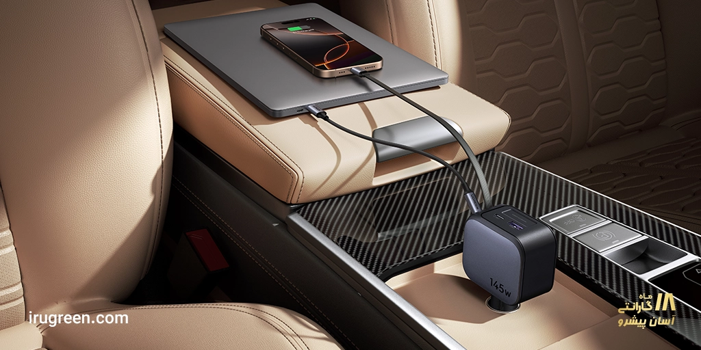 بهترین شارژر فندکی با کابل جمع شونده! کاربردی ترین شارژر فندکی!