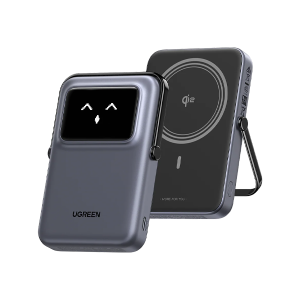 پاور بانک بی سیم آدمکی مغناطیسی 15 وات یک پورت 10000mAh یوگرین مدل PB764