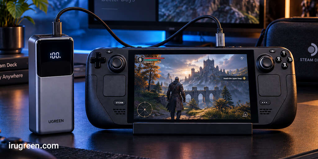 مشخصات پاوربانک برای کنسول دستی و Steam Deck